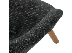 Chaise Viking En Tissu Gris Foncé -Meubles Soldes Magasin chaise 13001613