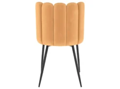 Chaise Rosy En Velours Jaune (lot De 2) -Meubles Soldes Magasin chaise 13003805