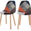 Chaise Arctik Patchwork (lot De 2)