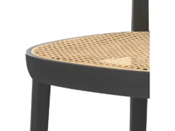 Chaise Aslaug En Bois Noir (lot De 2) -Meubles Soldes Magasin chaise 13135183