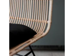 Uyuni - Lot De 2 Chaises Design En Rotin - Couleur - Naturel -Meubles Soldes Magasin chaise 13295103