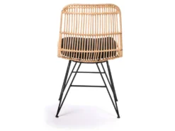 Uyuni - Lot De 2 Chaises Design En Rotin - Couleur - Naturel -Meubles Soldes Magasin chaise 13295109