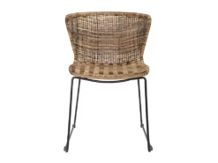 Wings - Lot De 2 Chaises Indoor/outdoor En Résine Tressée - Couleur - Naturel -Meubles Soldes Magasin chaise 13389553