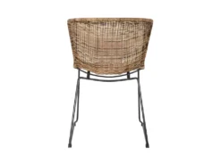 Wings - Lot De 2 Chaises Indoor/outdoor En Résine Tressée - Couleur - Naturel -Meubles Soldes Magasin chaise 13389559