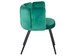 Lot De 2 Chaises Amela Velours Vert -Meubles Soldes Magasin chaise 13698227
