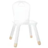 Chaise Pour Enfant En Bois Blanc H 50 Cm