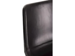 Chaise Loft Cuir Metal Noir Benarkin -Meubles Soldes Magasin chaise 15866085