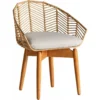 Chaise Plissé Rattan