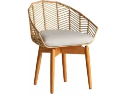 Chaise Plissé Rattan