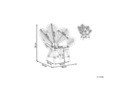 Chaise Paon En Rotin Naturel Pour Enfants FLORENTINE II -Meubles Soldes Magasin chaise 16221181