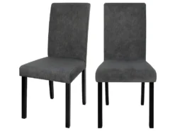 Chaise Havane Grise (lot De 2)