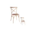 Duo De Chaises Bois Crème - BRETT