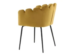 Fauteuil En Velours Et Métal Limhamn -Meubles Soldes Magasin chaise 17707683
