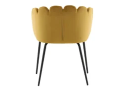 Fauteuil En Velours Et Métal Limhamn -Meubles Soldes Magasin chaise 17707685