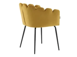 Fauteuil En Velours Et Métal Limhamn -Meubles Soldes Magasin chaise 17707687