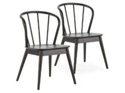 Pack 2 Chaises Brisa En Bois Coleur Noir