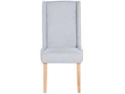 Lot De 2 Chaises De Salle à Manger Gris Clair CHAMBERS -Meubles Soldes Magasin chaise 18447537