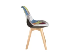 KAYELLES Lot De 2 Chaises Patchwork Scandinaves LAO -Meubles Soldes Magasin chaise 19331041