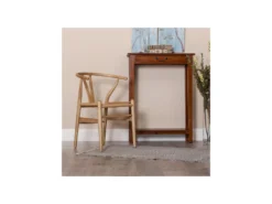 Duo De Chaises Bois Naturel Avec Assise Paillage - BRETT 8 Duo De Chaises Bois Naturel Avec Assise Paillage - BRETT -Meubles Soldes Magasin chaise 19572243