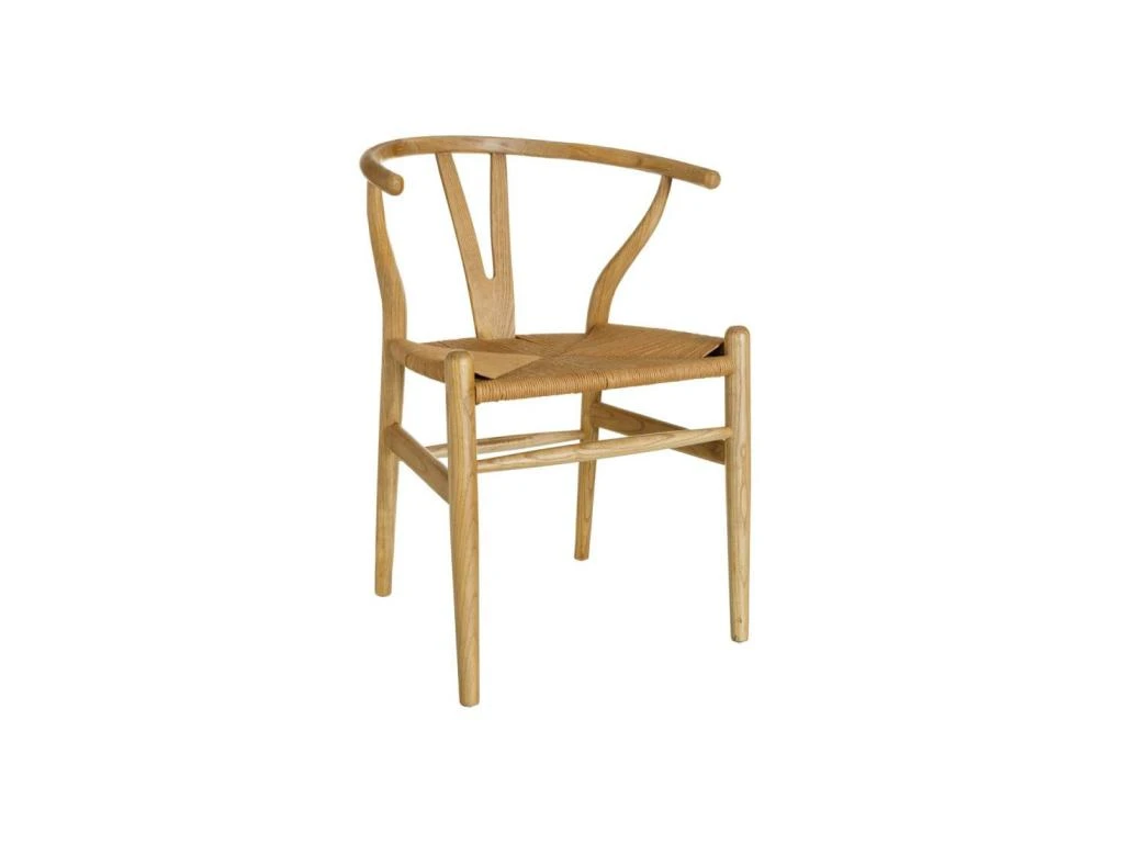 Duo De Chaises Bois Naturel Avec Assise Paillage - BRETT 4 Duo De Chaises Bois Naturel Avec Assise Paillage - BRETT – Image 4