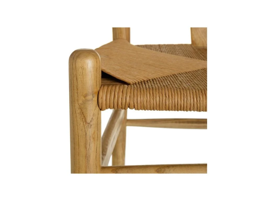 Duo De Chaises Bois Naturel Avec Assise Paillage - BRETT 6 Duo De Chaises Bois Naturel Avec Assise Paillage - BRETT – Image 6