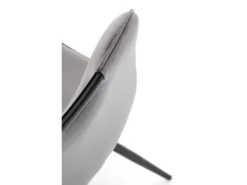 Chaise Design En Tissu Velours 46 X 58 X 83 Cm - Gris -Meubles Soldes Magasin chaise 19816671