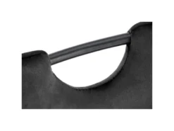 Chaise Design En Tissu Velours 46 X 58 X 83 Cm - Noir -Meubles Soldes Magasin chaise 19816721