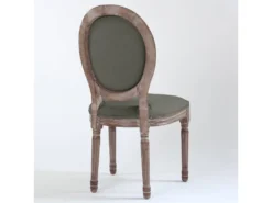 Lot De 20 Chaises Médaillon Louis XVI Tissu Gris 8 Lot De 20 Chaises Médaillon Louis XVI Tissu Gris -Meubles Soldes Magasin chaise 20010401