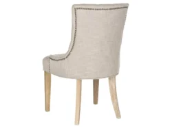 Chaise Beige 60 X 56 X 92.45 Cm - Saundra -Meubles Soldes Magasin chaise 21034575