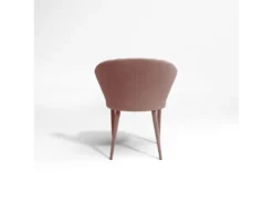 Lot De 2 Chaises Velours Rose Vintage Pieds Velours Assortis -Meubles Soldes Magasin chaise 21220353