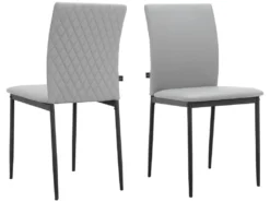 Chaise De Salle à Manger Pavia 4pk Gris -Meubles Soldes Magasin chaise 21686961
