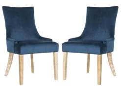 Chaise Bleu Marine 63 X 56 X 92.45 Cm - Shirlene