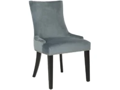 Chaise Bleu Marine 63 X 56 X 92.45 Cm - Marcelina -Meubles Soldes Magasin chaise 22251735
