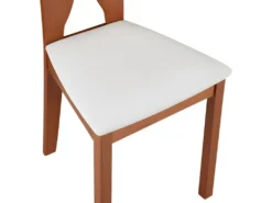 Lot De 4 Chaises SILVIA - Hêtre Massif - Merisier & Blanc 12 Lot De 4 Chaises SILVIA - Hêtre Massif - Merisier & Blanc -Meubles Soldes Magasin chaise 272653
