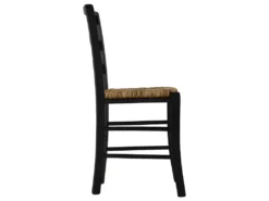 Lot De 2 Chaises PAYSANNE - Hêtre Massif & Paille De Riz - Teinte : Noir 11 Lot De 2 Chaises PAYSANNE - Hêtre Massif & Paille De Riz - Teinte : Noir -Meubles Soldes Magasin chaise 284475