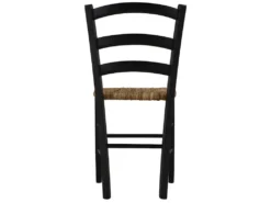 Lot De 2 Chaises PAYSANNE - Hêtre Massif & Paille De Riz - Teinte : Noir 12 Lot De 2 Chaises PAYSANNE - Hêtre Massif & Paille De Riz - Teinte : Noir -Meubles Soldes Magasin chaise 284477