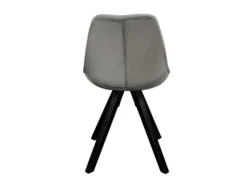 Lot De 6 Chaises Scandinaves ANEYA - Velours & Pieds Hévéa - Gris 11 Lot De 6 Chaises Scandinaves ANEYA - Velours & Pieds Hévéa - Gris -Meubles Soldes Magasin chaise 310565