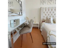 Lot De 2 Chaises MASURIE - Velours Et Métal Doré - Taupe -Meubles Soldes Magasin chaise 3150715