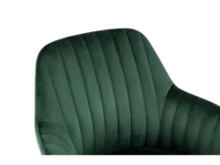 Lot De 2 Chaises Avec Accoudoirs - Velours Et Métal Effet Bois - Vert Foncé - ELEANA 15 Lot De 2 Chaises Avec Accoudoirs - Velours Et Métal Effet Bois - Vert Foncé - ELEANA -Meubles Soldes Magasin chaise 3299507