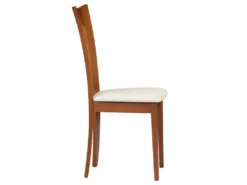 Lot De 6 Chaises TIFFANY - Hêtre Massif - Coloris : Chêne Et Blanc -Meubles Soldes Magasin chaise 350835