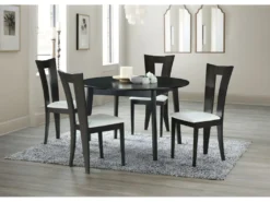 Lot De 6 Chaises TIFFANY - Hêtre Massif - Coloris : Chêne Et Blanc -Meubles Soldes Magasin chaise 350865