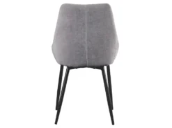 Lot De 2 Chaises MASURIE - Tissu - Gris 11 Lot De 2 Chaises MASURIE - Tissu - Gris -Meubles Soldes Magasin chaise 385929