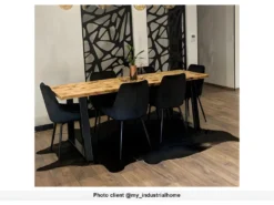 Lot De 6 Chaises - Velours Et Métal Noir - Noir - MASURIE 17 Lot De 6 Chaises - Velours Et Métal Noir - Noir - MASURIE -Meubles Soldes Magasin chaise 393053