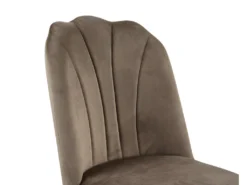 Lot De 2 Chaises ROSARIO - Effet Velours Et Métal Noir - Taupe 13 Lot De 2 Chaises ROSARIO - Effet Velours Et Métal Noir - Taupe -Meubles Soldes Magasin chaise 397631