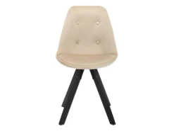 Lot De 6 Chaises Scandinaves ANEYA - Velours & Pieds Hévéa - Beige 10 Lot De 6 Chaises Scandinaves ANEYA - Velours & Pieds Hévéa - Beige -Meubles Soldes Magasin chaise 426853