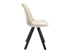 Lot De 6 Chaises Scandinaves ANEYA - Velours & Pieds Hévéa - Beige 12 Lot De 6 Chaises Scandinaves ANEYA - Velours & Pieds Hévéa - Beige -Meubles Soldes Magasin chaise 426855