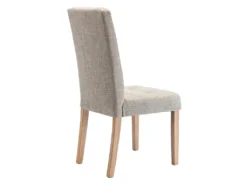 Lot De 2 Chaises VILLOSA - Tissu & Pieds Bois - Coloris : Beige 15 Lot De 2 Chaises VILLOSA - Tissu & Pieds Bois - Coloris : Beige -Meubles Soldes Magasin chaise 426895