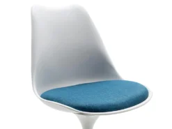 Chaise En Polypropylène, Tissu Et Métal - Bleu Et Blanc - XAFY -Meubles Soldes Magasin chaise 497853