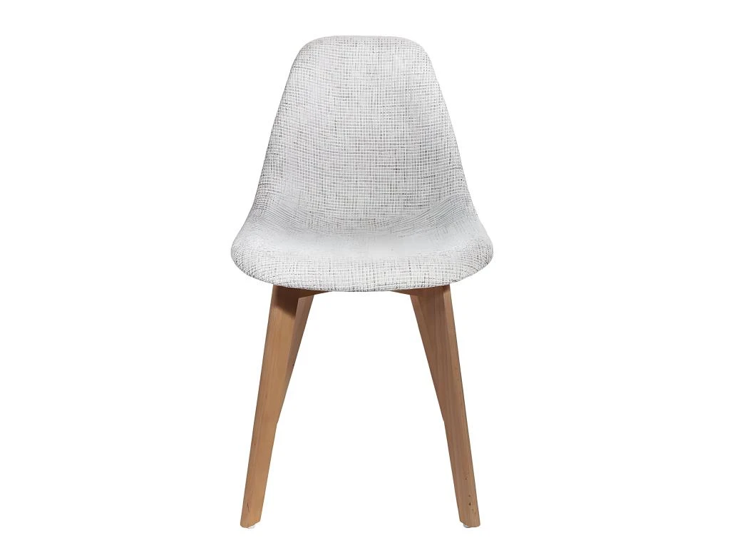 STYGN - Lot De 4 Chaises Avec Maille Grise 3 STYGN - Lot De 4 Chaises Avec Maille Grise – Image 3