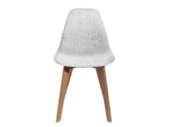 STYGN - Lot De 6 Chaises Avec Maille Grise -Meubles Soldes Magasin chaise 8936685